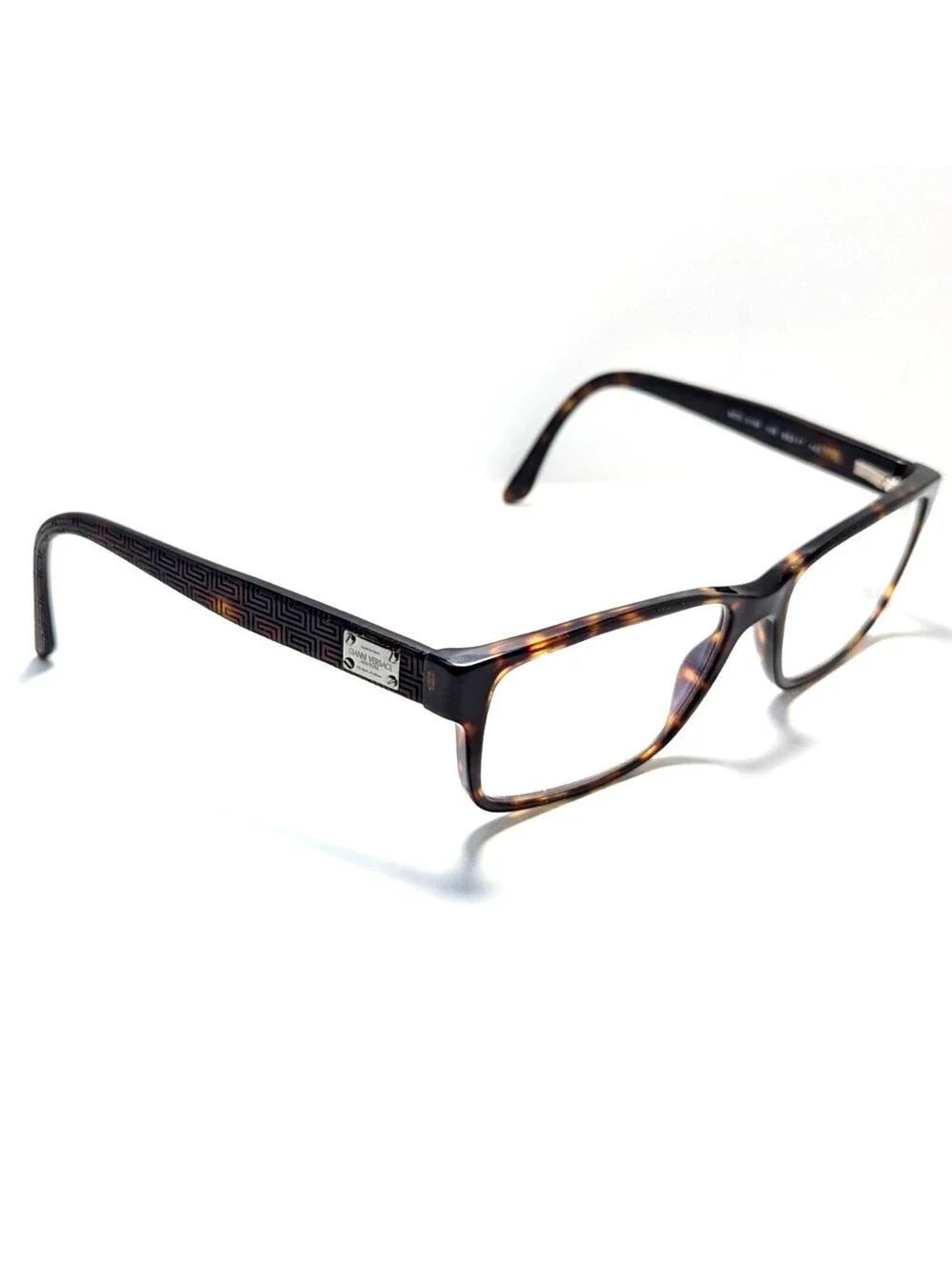 Gianni Versace MOD3198 108 Clear Brown Tortoiseshell Unisex Sunglasses 55-17-140